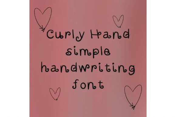 Curly Hand (by Kimberly Anne Handmade)