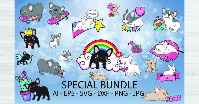 Cute Dogs Activities Bundle (by sadeyanlaris)