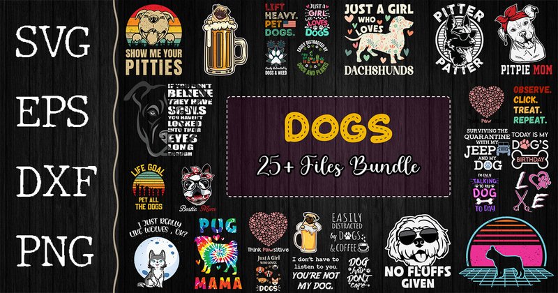 Dogs Graphic Bundle (by Zemira)
