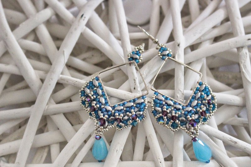 Earrings Orecchini Oyku (by Monica Corsaro)