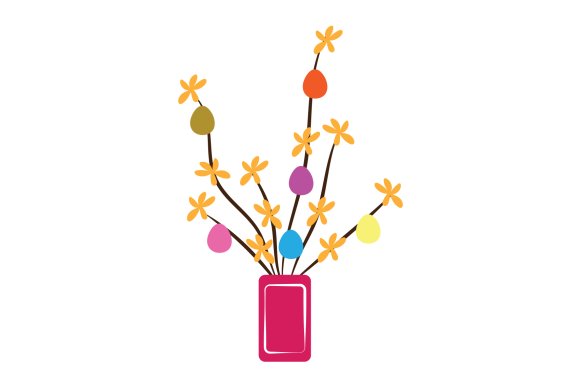 Easter Egg Tree (by Creative Fabrica Crafts)