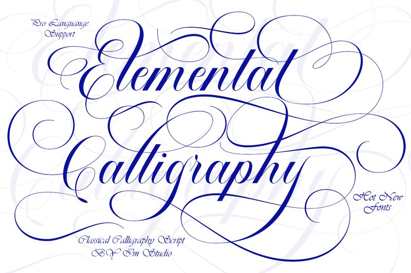 Elemental Calligraphy (by IM Studio)