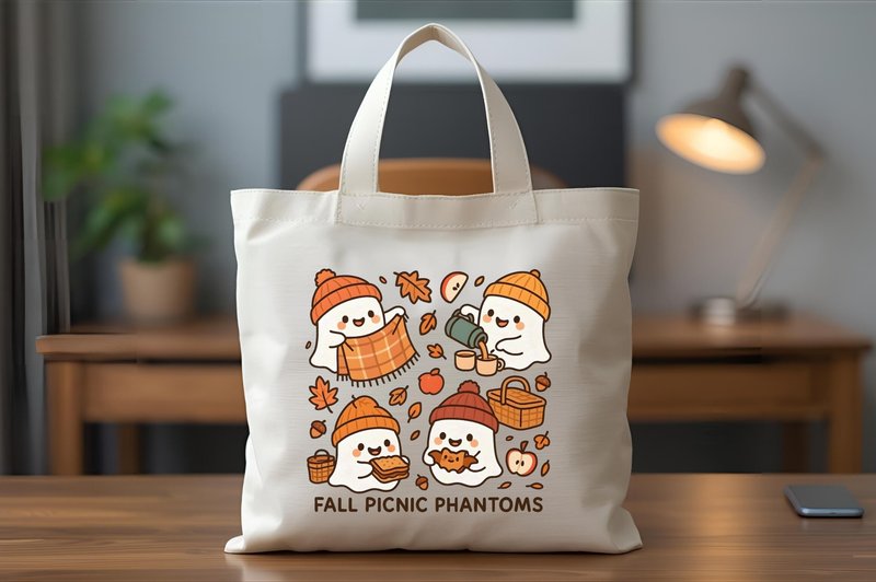 Fall Picnic Phantoms Autumn PNG (by mbaknike)