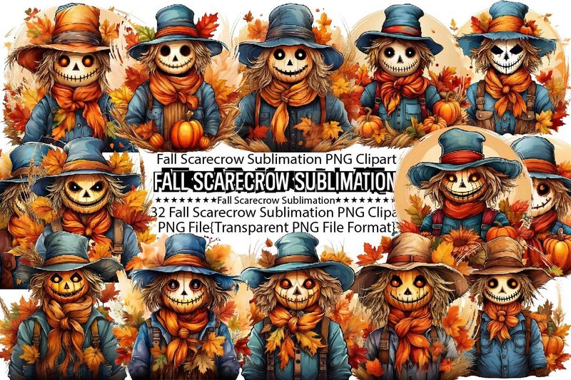 Fall Scarecrow Sublimation Bundle (by PrintExpert)