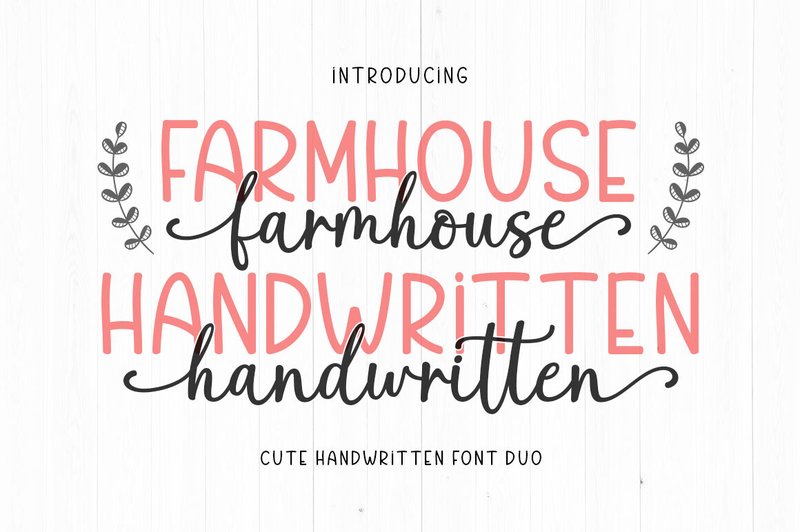 Farmhouse Handwritten (by rotterlabstudio)