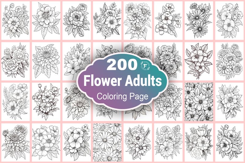 Flower Coloring Page (by Forhadx5)