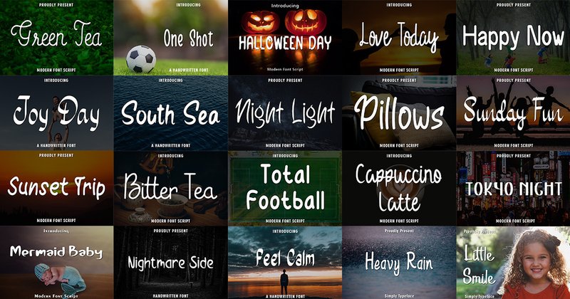 Fonts Bundle (by rangkaiaksara)