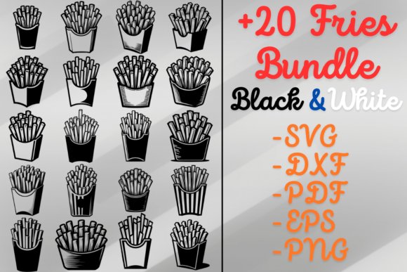 Fries SVG Bundle