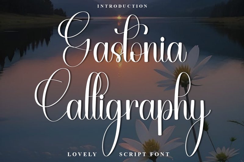 Gastonia Calligraphy (by K_IN Studio)