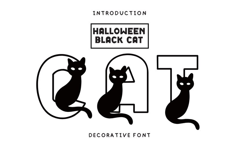 Halloween Black Cat (by Bee piyanuch)