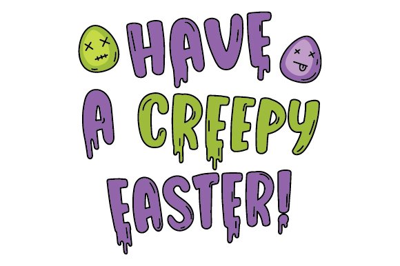 Have a Creepy Easter!, Pastel GOth (by Creative Fabrica Crafts)