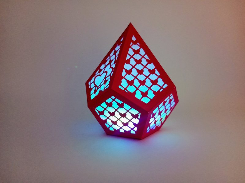 Heart Lace Wedding Lantern (by 3D SVG Crafts)