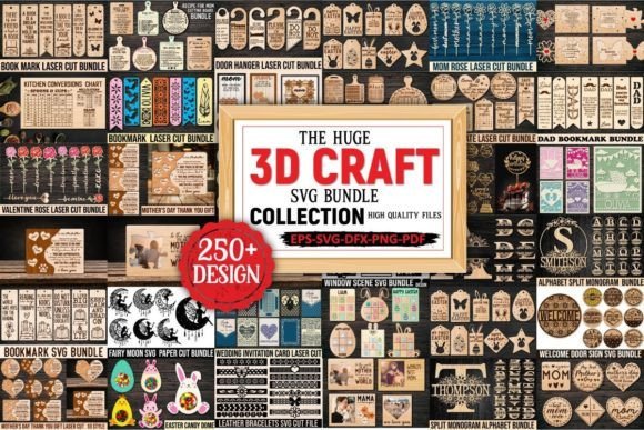 Huge 3D Crafts Mega Bundle