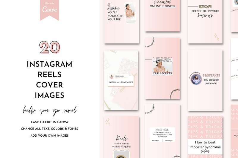 Instagram Reels Template Canva (by catecreates1)
