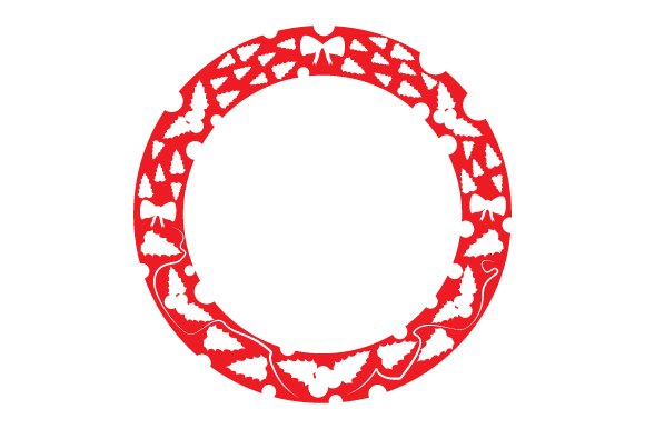 Intricate Cut Christmas Wreath (by Creative Fabrica Crafts)