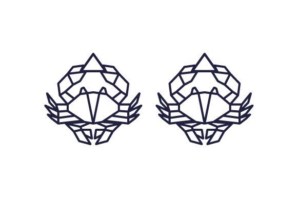 Intricate Cut Earrings - Cancer (by Creative Fabrica Crafts)