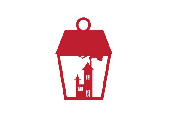 Intricate Cut Halloween Lantern - Spooky House (by Creative Fabrica Crafts)