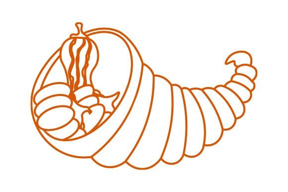 Intricate Cut Illustration - Cornucopia (by Creative Fabrica Crafts)