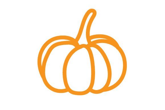 Intricate Cut Thanksgiving Card - Pumpkin (by Creative Fabrica Crafts)