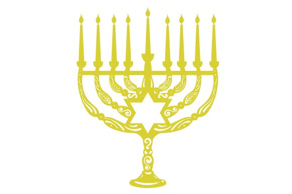 Intricate Menorah (by Creative Fabrica Crafts)