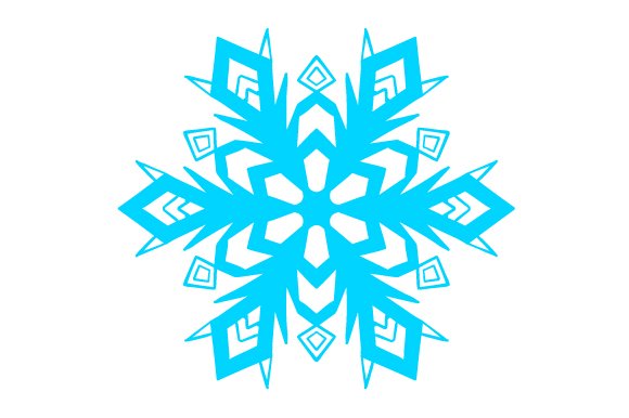 Intricate Snowflake Design (by Creative Fabrica Crafts)
