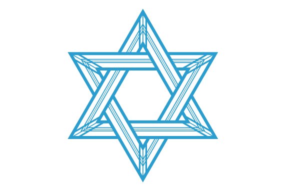 Intricate Star of David (by Creative Fabrica Crafts)