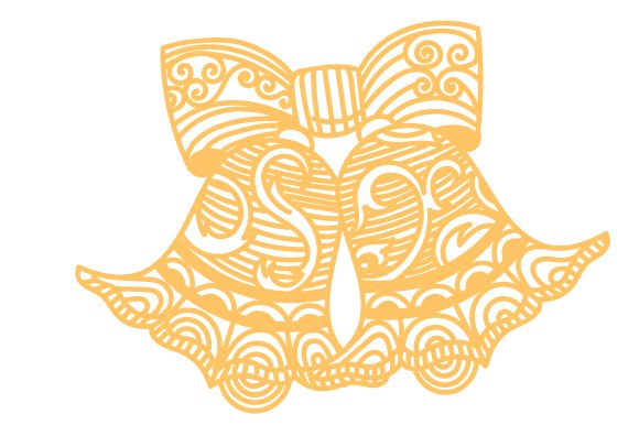 Intricate Wedding Bells (by Creative Fabrica Crafts)