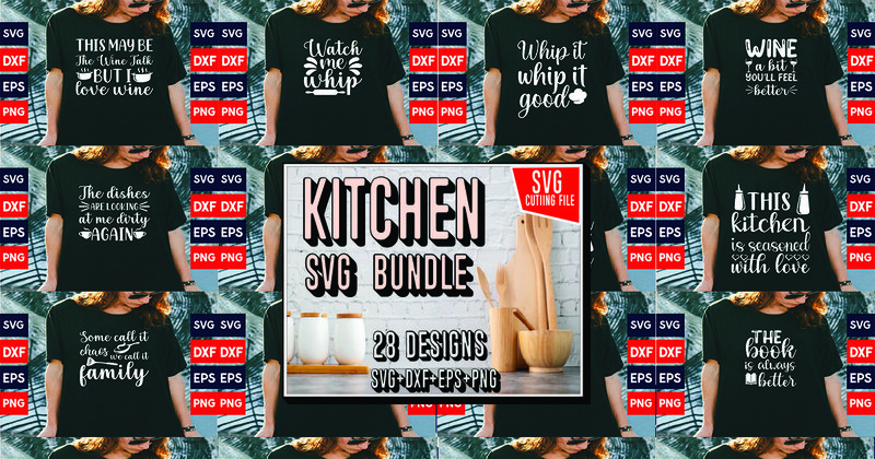 Kitchen SVG Bundle (by dave nick)