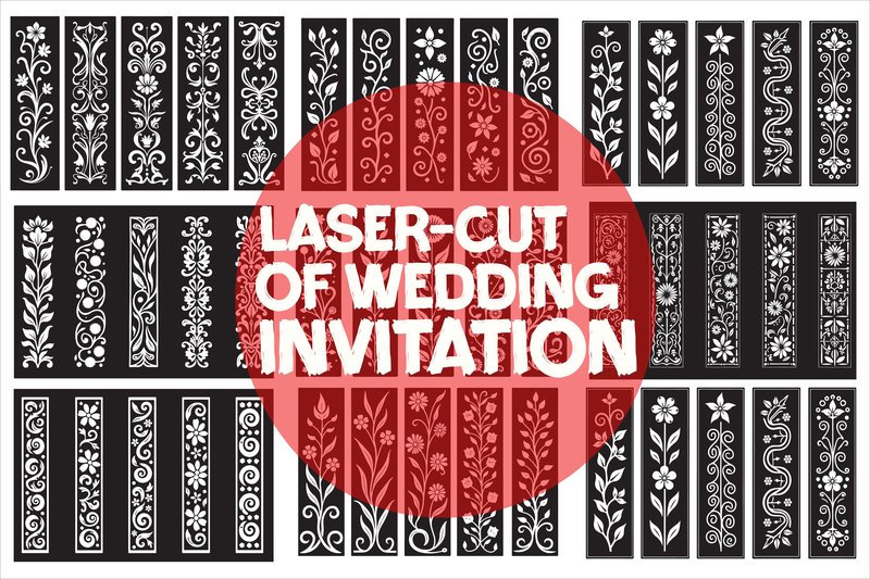 Laser Cut Wedding Invitation (by Creativelab19)