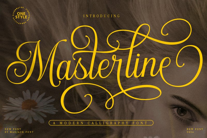 Masterline Calligraphy (by madjack.font)