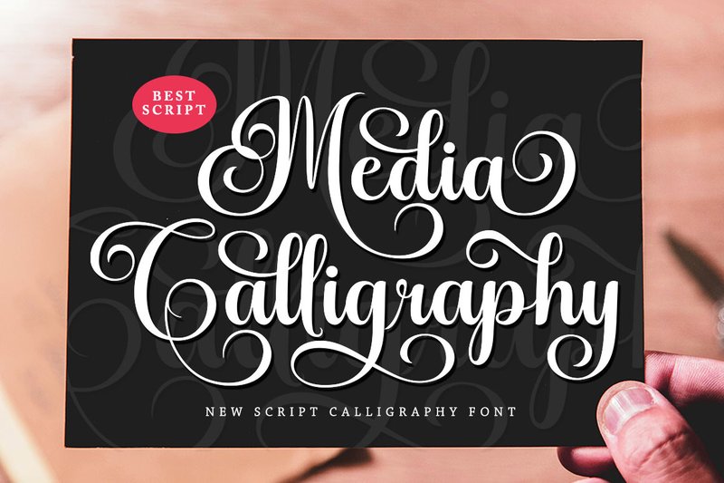Media Calligraphy (by Reyna Studio)