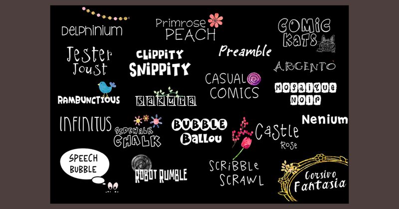 Mega Fonts Bundle (by K26Fonts)