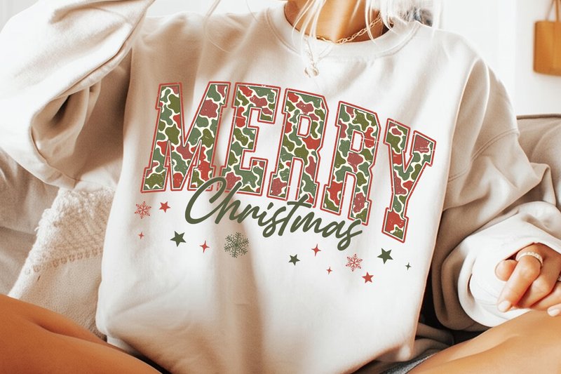 Merry Christmas Camo PNG (by Hello December)