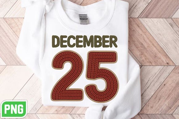 Merry Christmas Varsity Design PNG (by DesignMint)