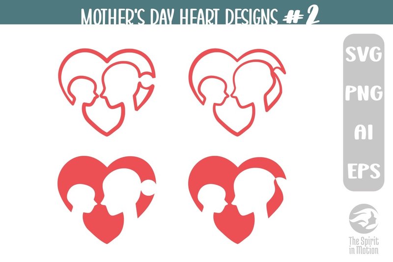 Mother's Day Heart Designs - Vol.02 (by TheSpiritInMotion)