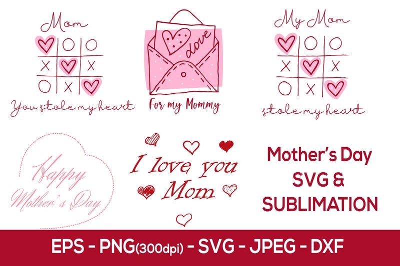 Mothers Day Sublimation and Bundle (by AdMaioraDesign)