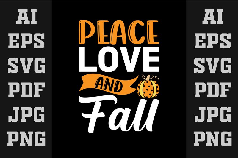Peace Love and Fall (by Merch trends)