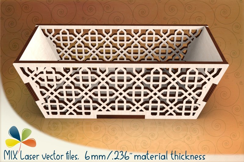 Ramadan Treat Box - Laser Cut Files (by MIX_Laser)