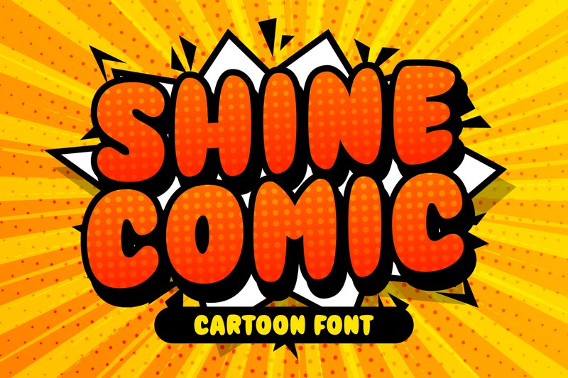Shine Comic (by Creative Fabrica Fonts)