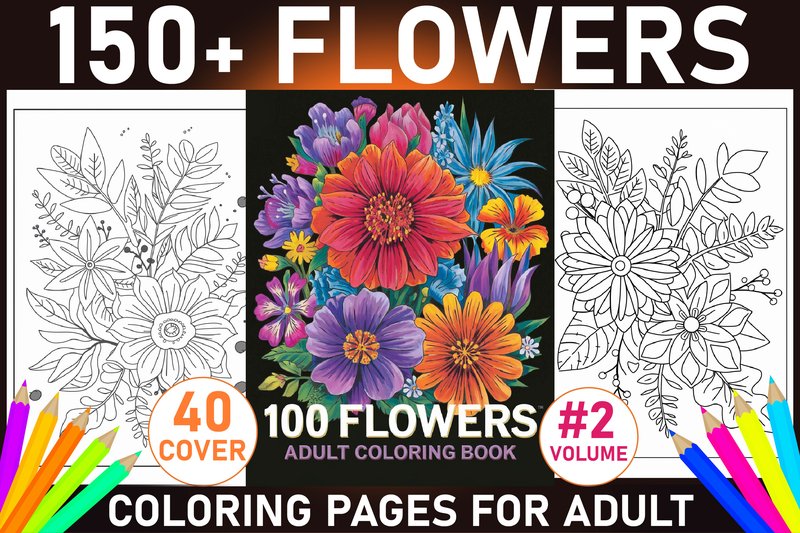Simple Large Print Coloring Book for KDP (by Creative Design Studio)