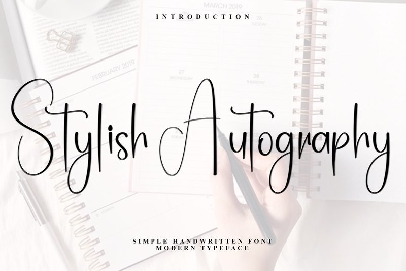 Stylish Autography (by Inermedia STUDIO)