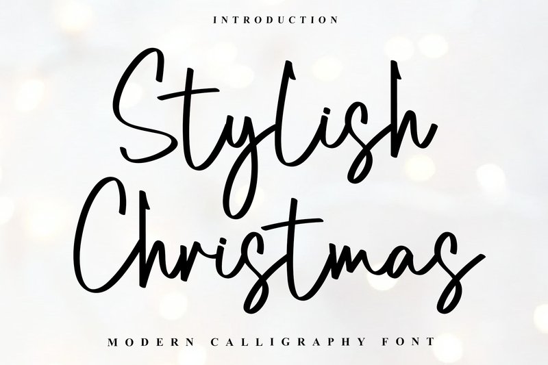 Stylish Christmas (by Creatype Designer)