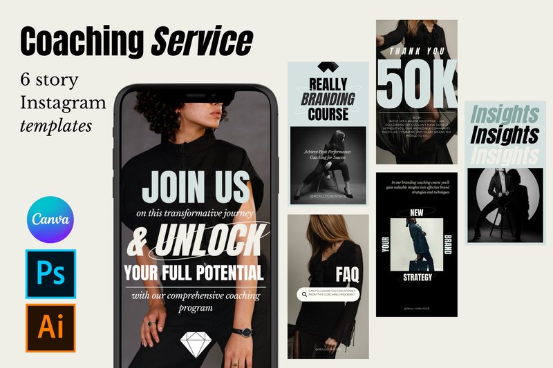 Stylish Coaching Story Templates (by barsrsind)