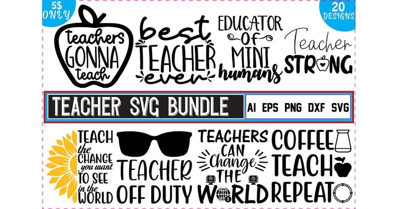 Teacher SVG Bundle (by LoomCraft)