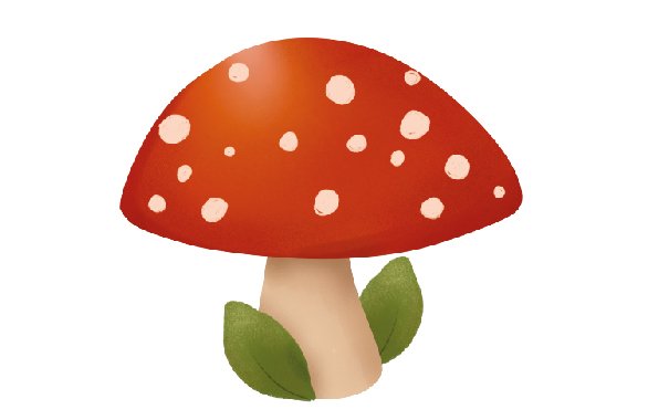 Mushroom, Watercolor (by Creative Fabrica Crafts)