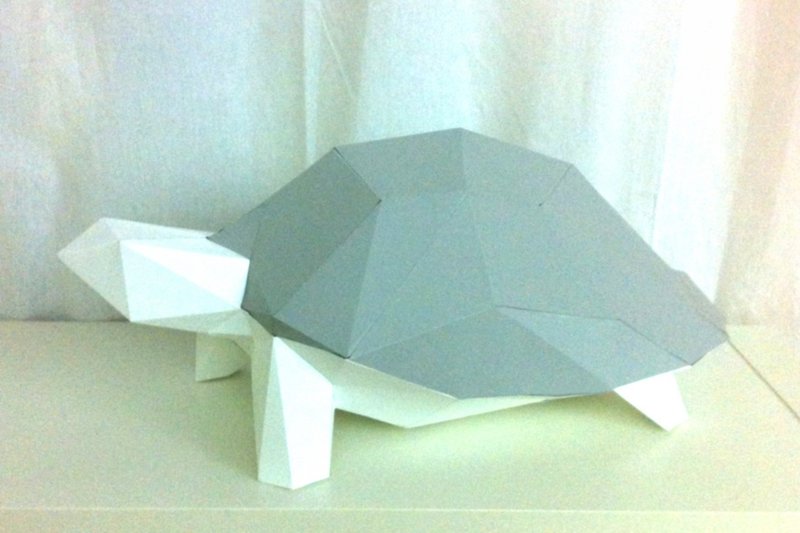 Turtle Paper Sculpture (by Creative Fabrica Crafts)