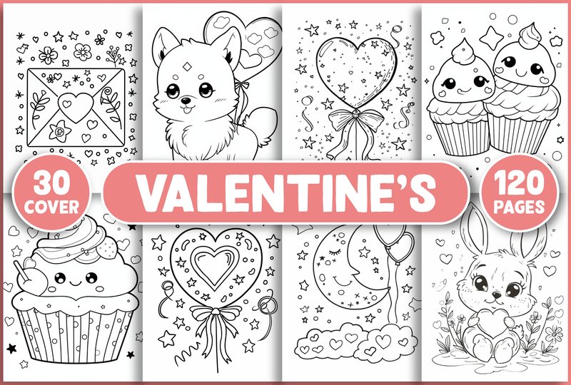 Valentine's Day Adult Coloring Book (by Design Art)