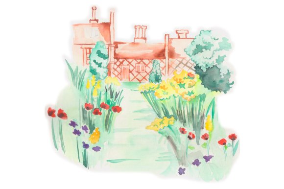 Watercolor Garden (by Creative Fabrica Crafts)