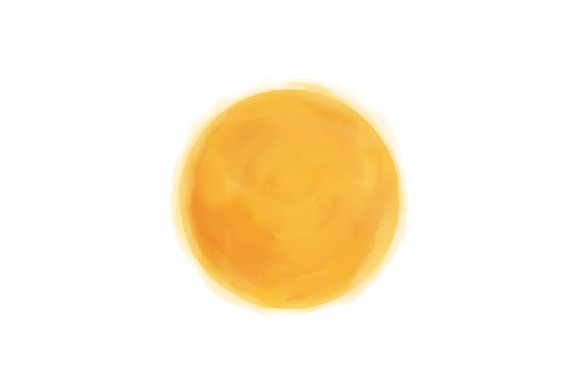 Watercolor the Sun (by Creative Fabrica Crafts)