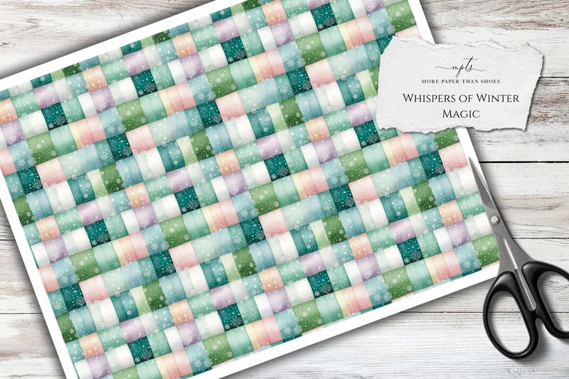 Whispers of Winter Magic Printable Paper (by More Paper Than Shoes)